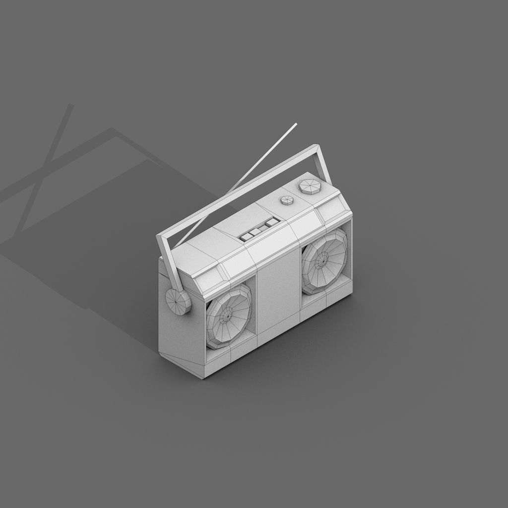 Construction Assets Collection of Building Materials Low-poly 3D model_86