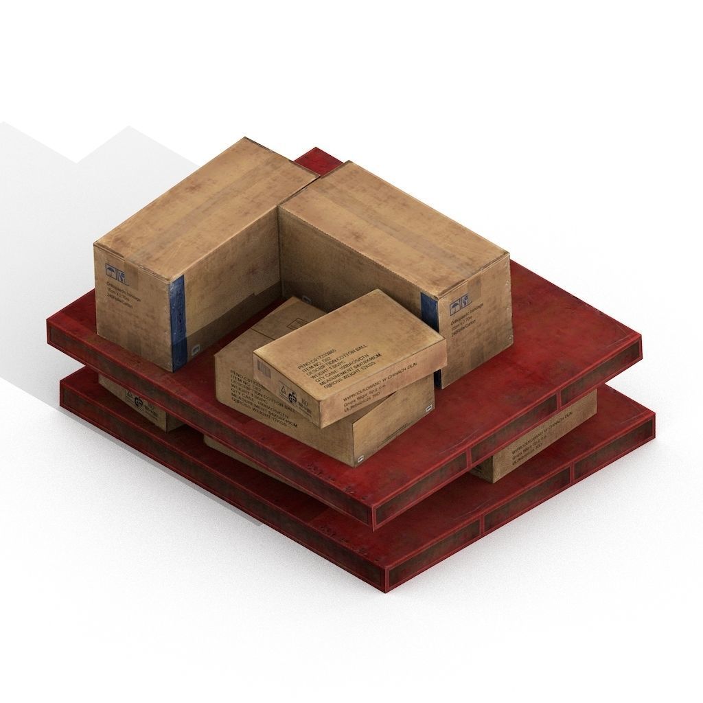 Construction Assets Collection of Building Materials Low-poly 3D model_47