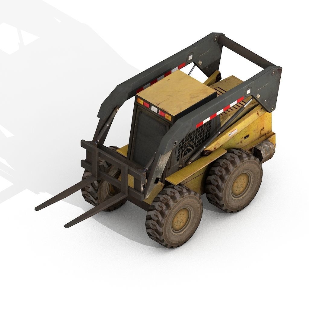 Construction Assets Collection of Building Materials Low-poly 3D model_56