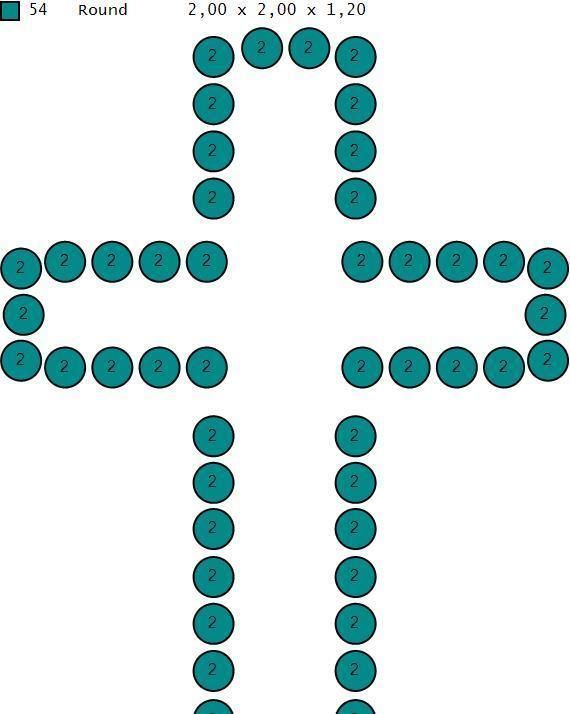Cross Necklace Classic Diamond Pendant 3Dmodel 3D print model 18 3D print model_6