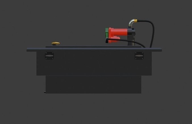 Transfer Tank Low-poly 3D model