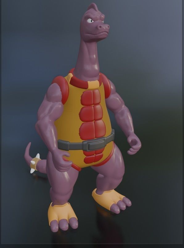 Brachio Thunder Dinosaucers 3D model 3D printable CGTrader