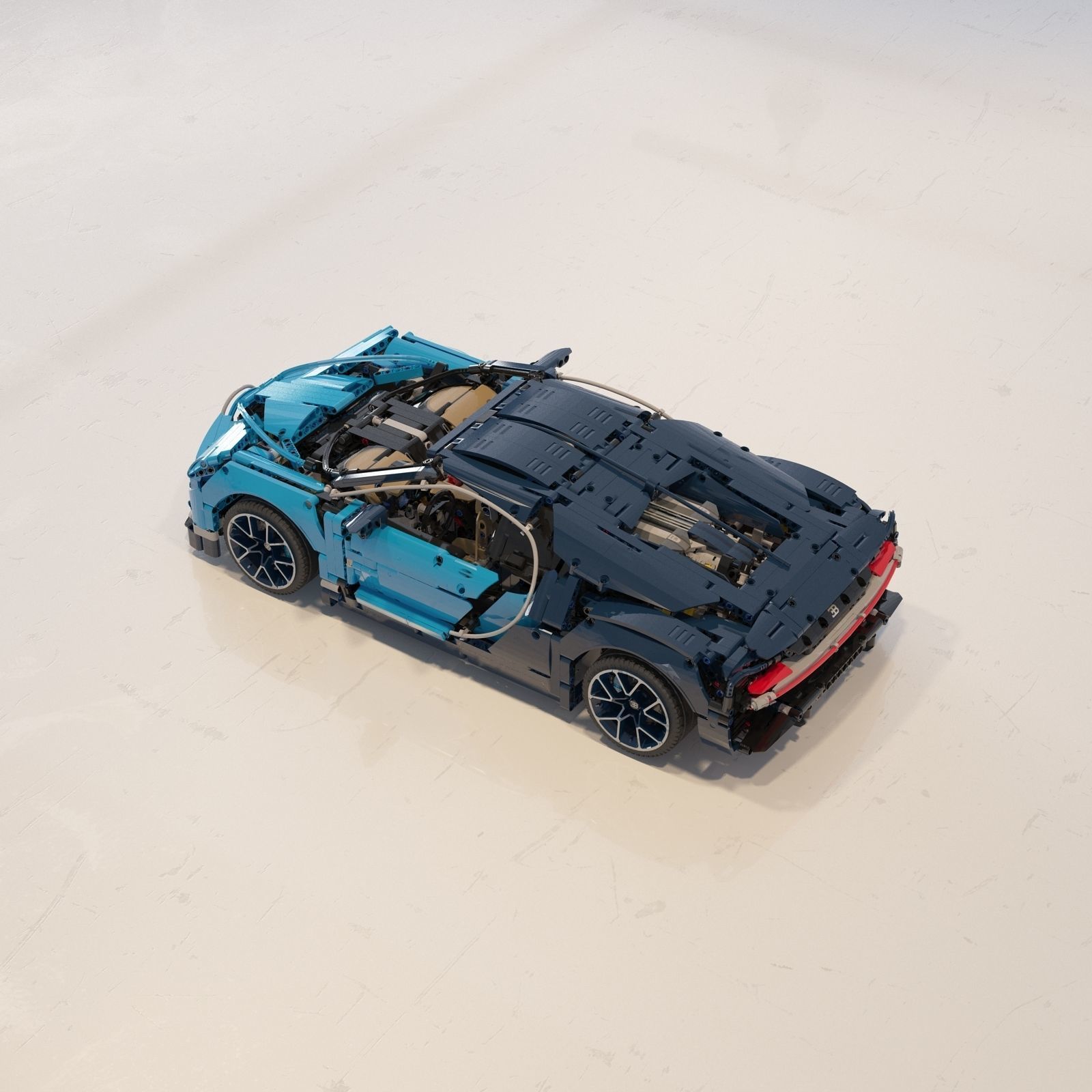 Bugatti Chiron - LEGO Technic 42083 3D model_8