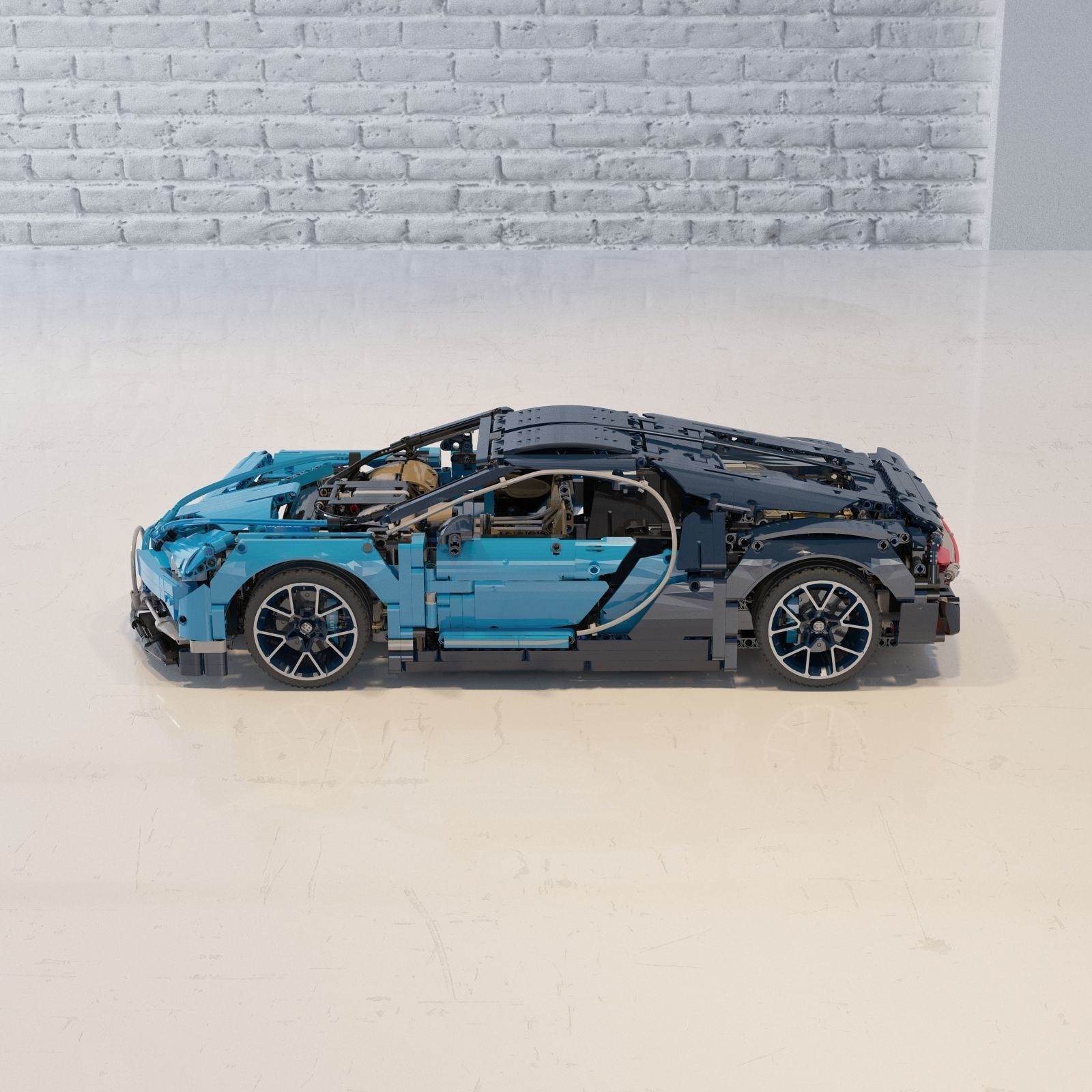 Bugatti Chiron - LEGO Technic 42083 3D model_1