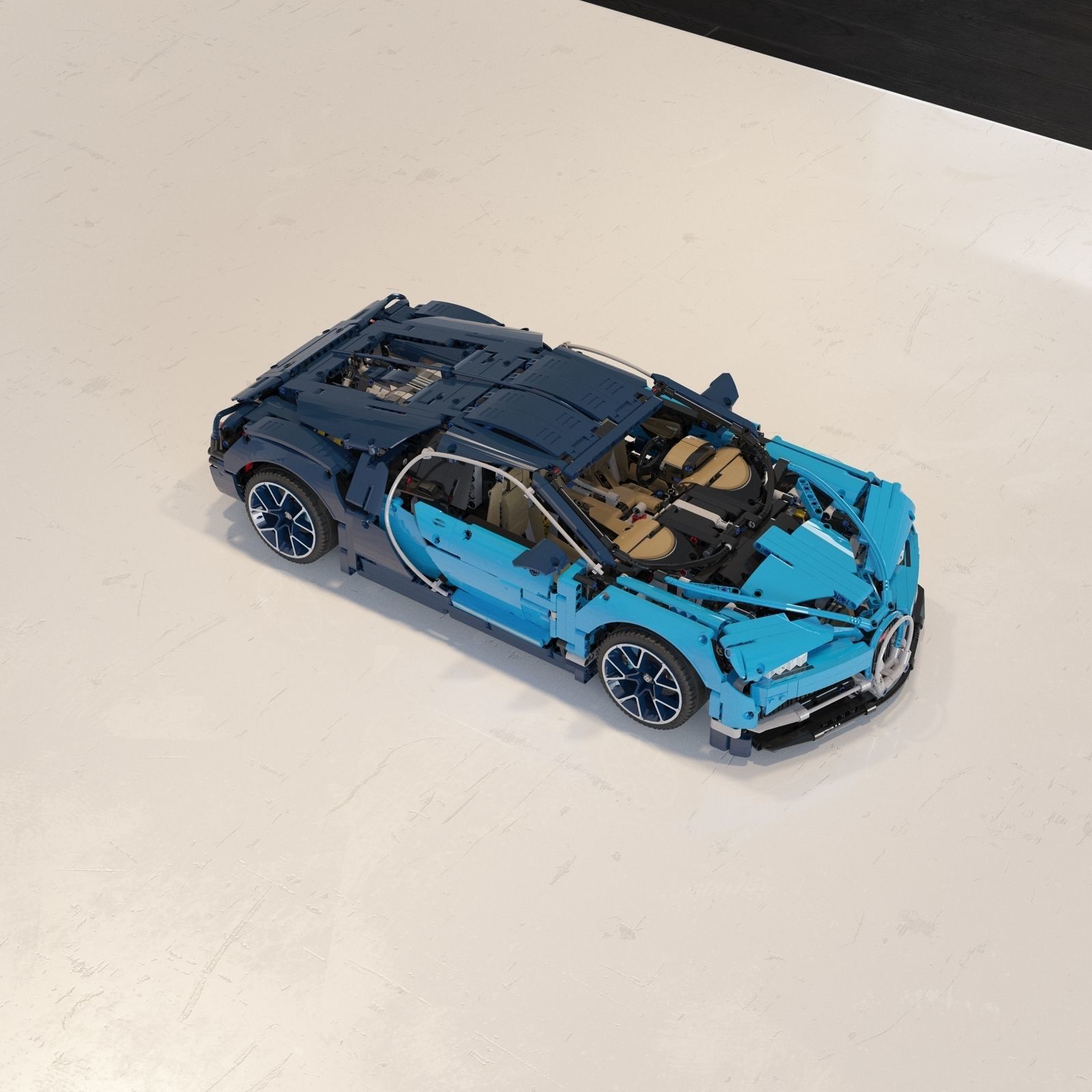 Bugatti Chiron - LEGO Technic 42083 3D model_5