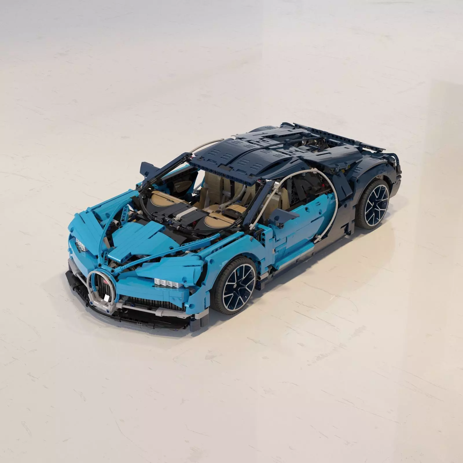 Bugatti Chiron - LEGO Technic 42083 3D model_0