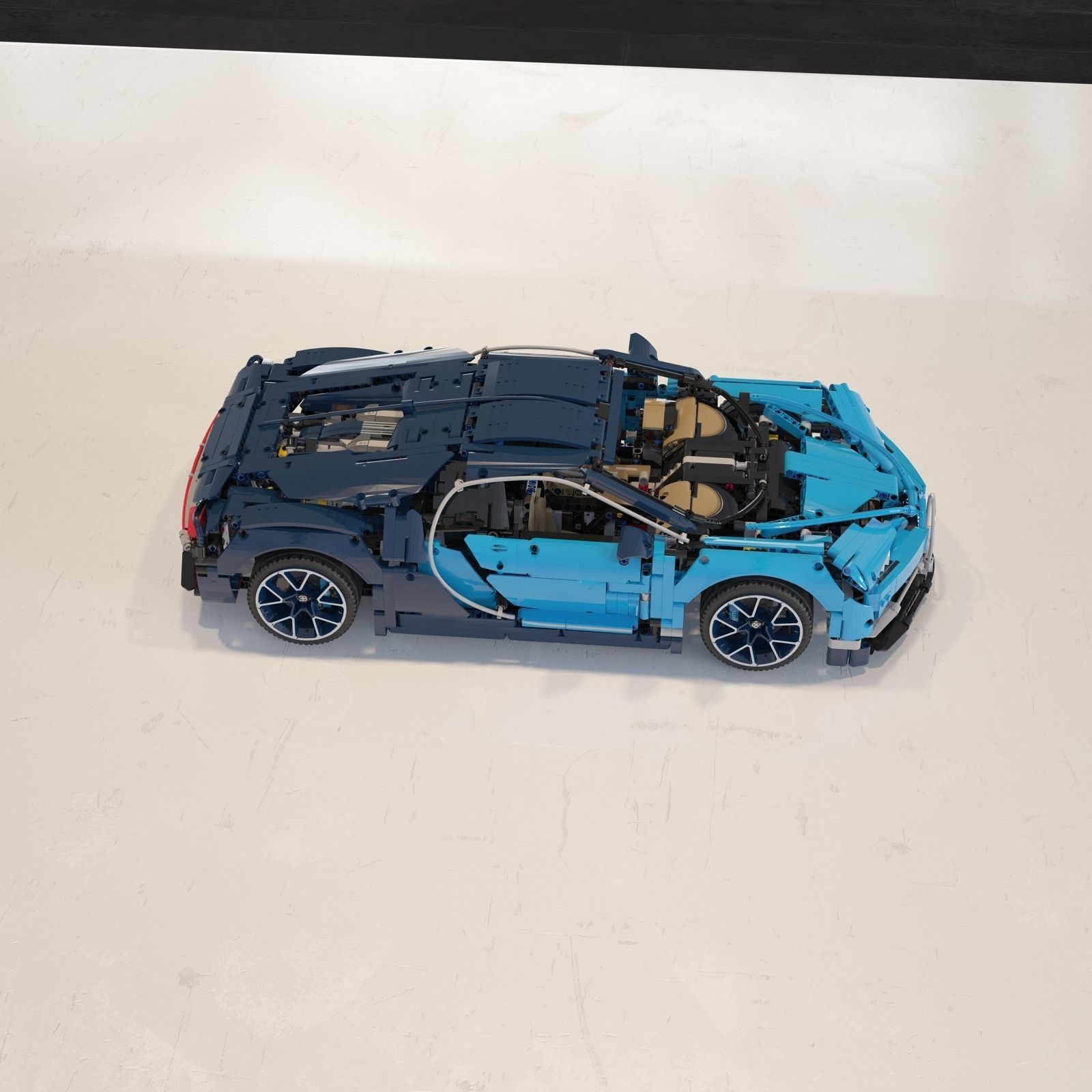 Bugatti Chiron - LEGO Technic 42083 3D model_6