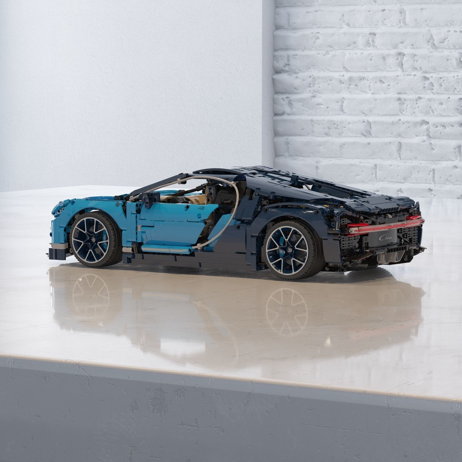 Bugatti Chiron - LEGO Technic 42083 3D model_3