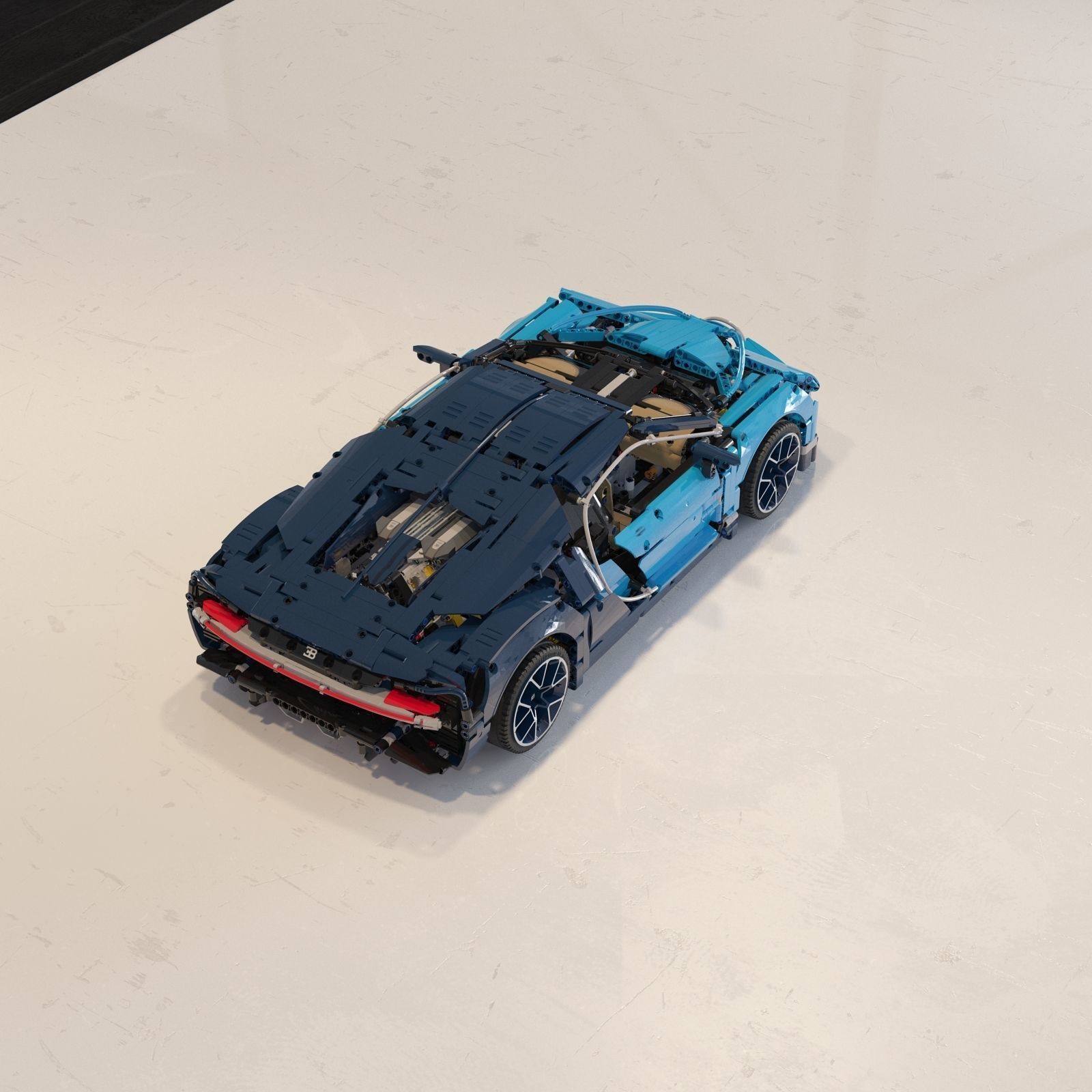 Bugatti Chiron - LEGO Technic 42083 3D model_9
