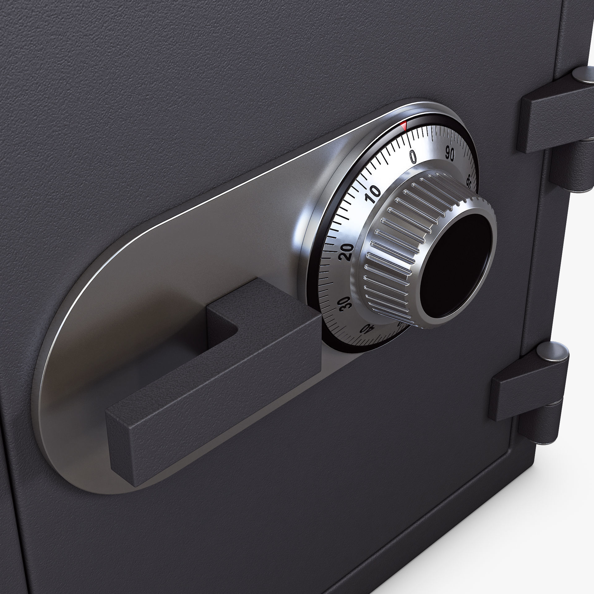 Steel Safe v 1 3D model_8