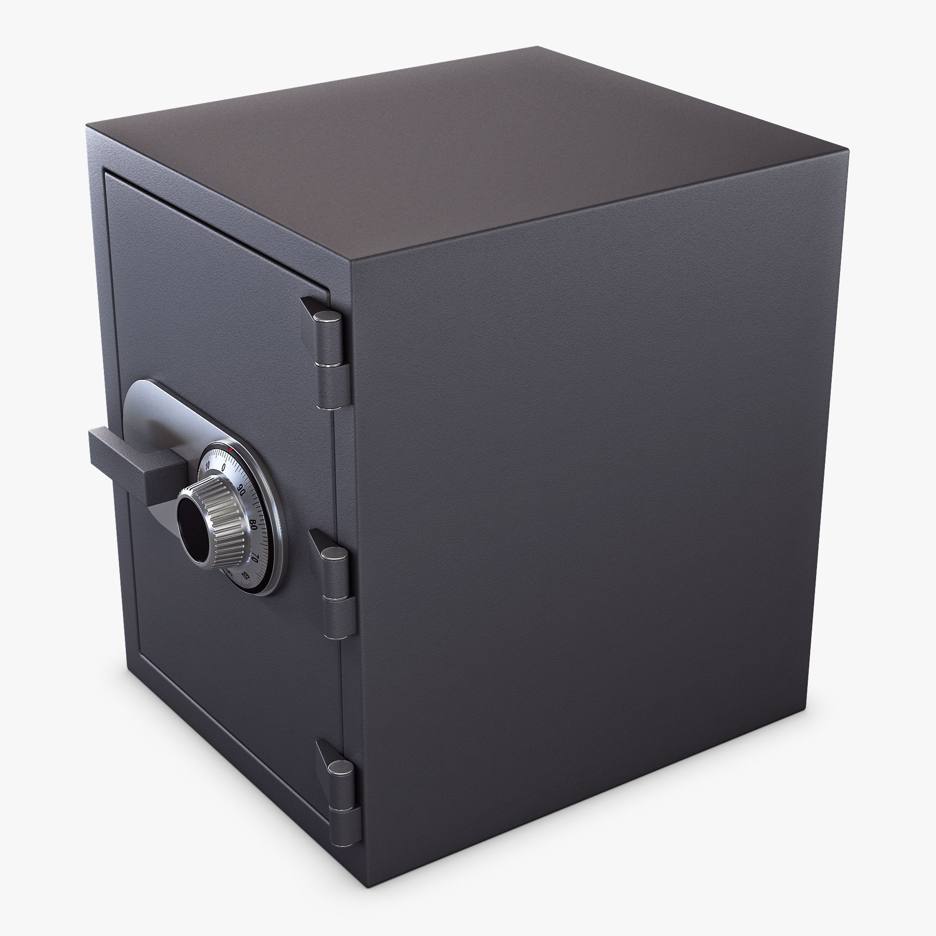 Steel Safe v 1 3D model_3