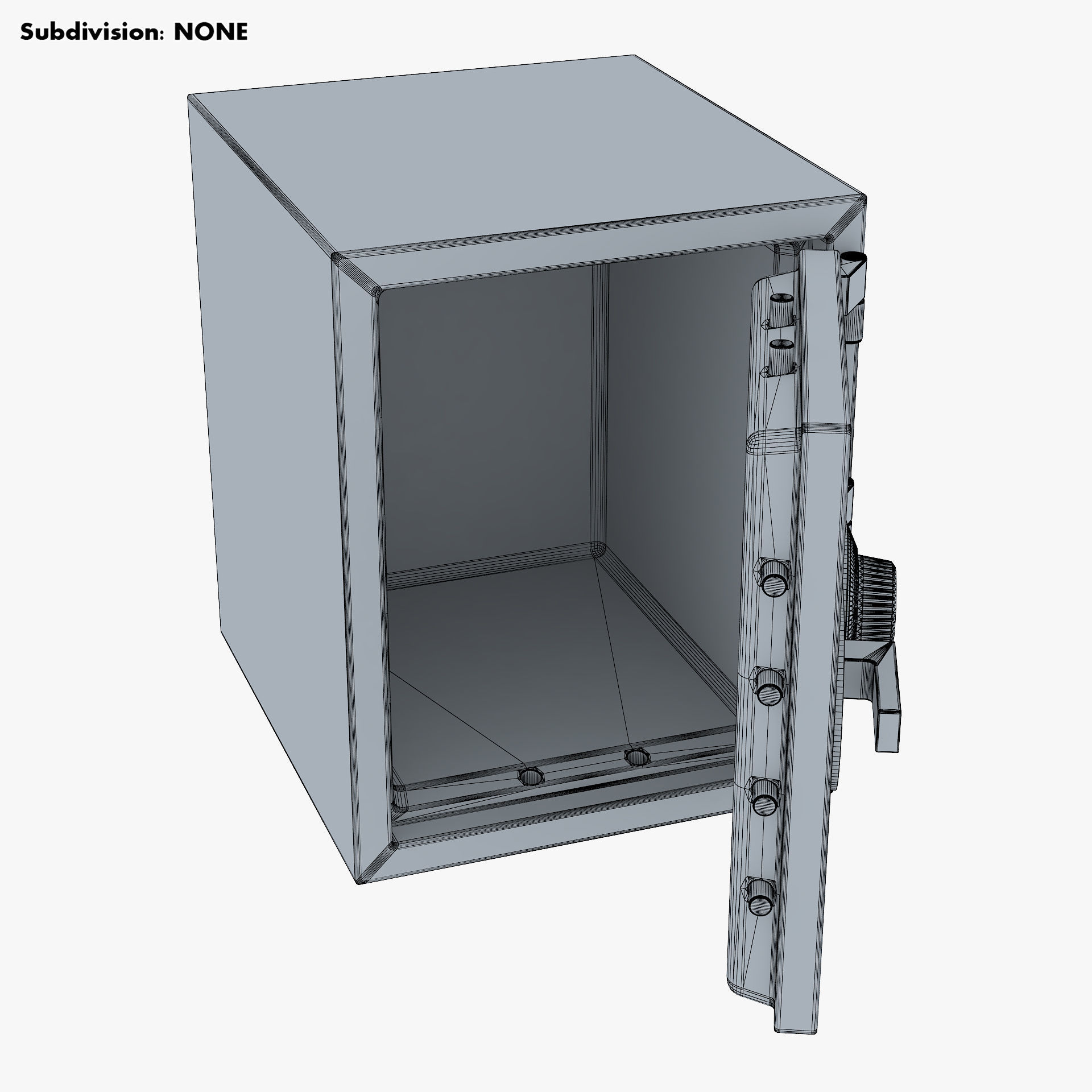 Steel Safe v 1 3D model_15