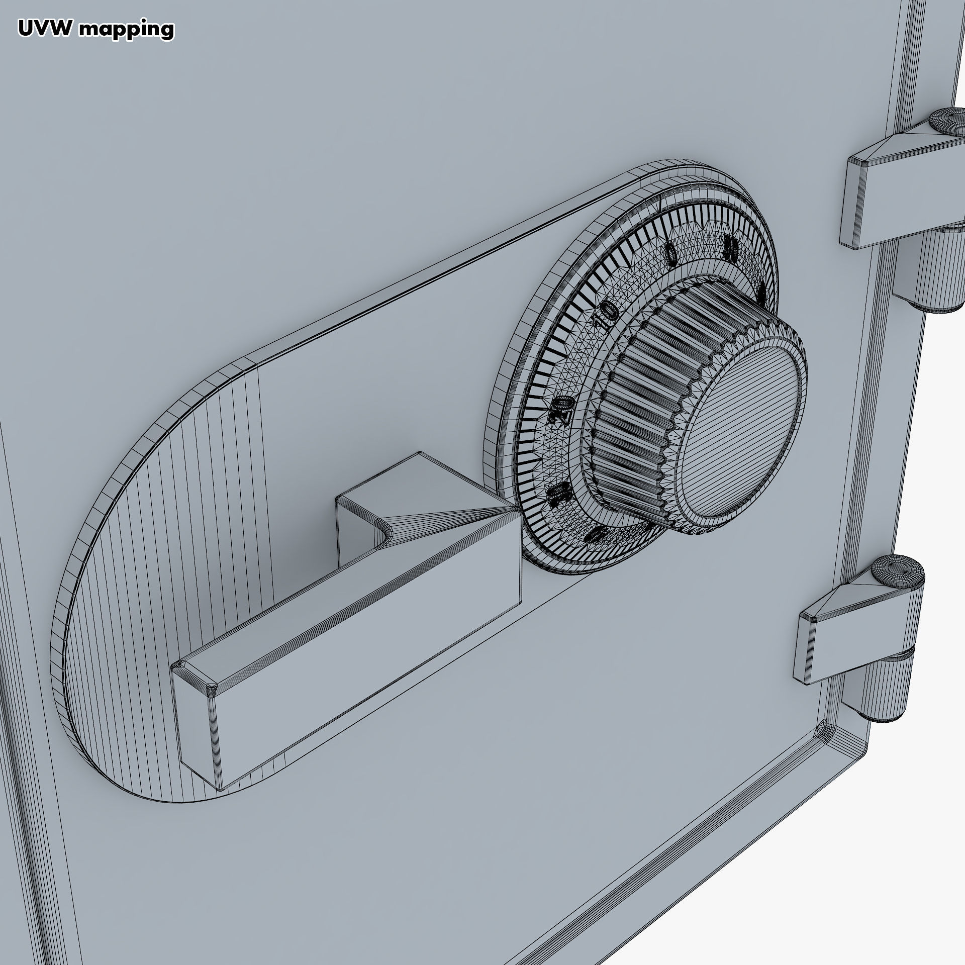 Steel Safe v 1 3D model_17