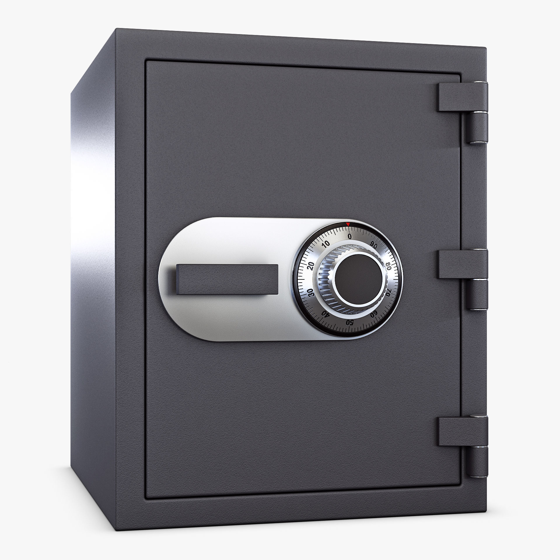 Steel Safe v 1 3D model_2