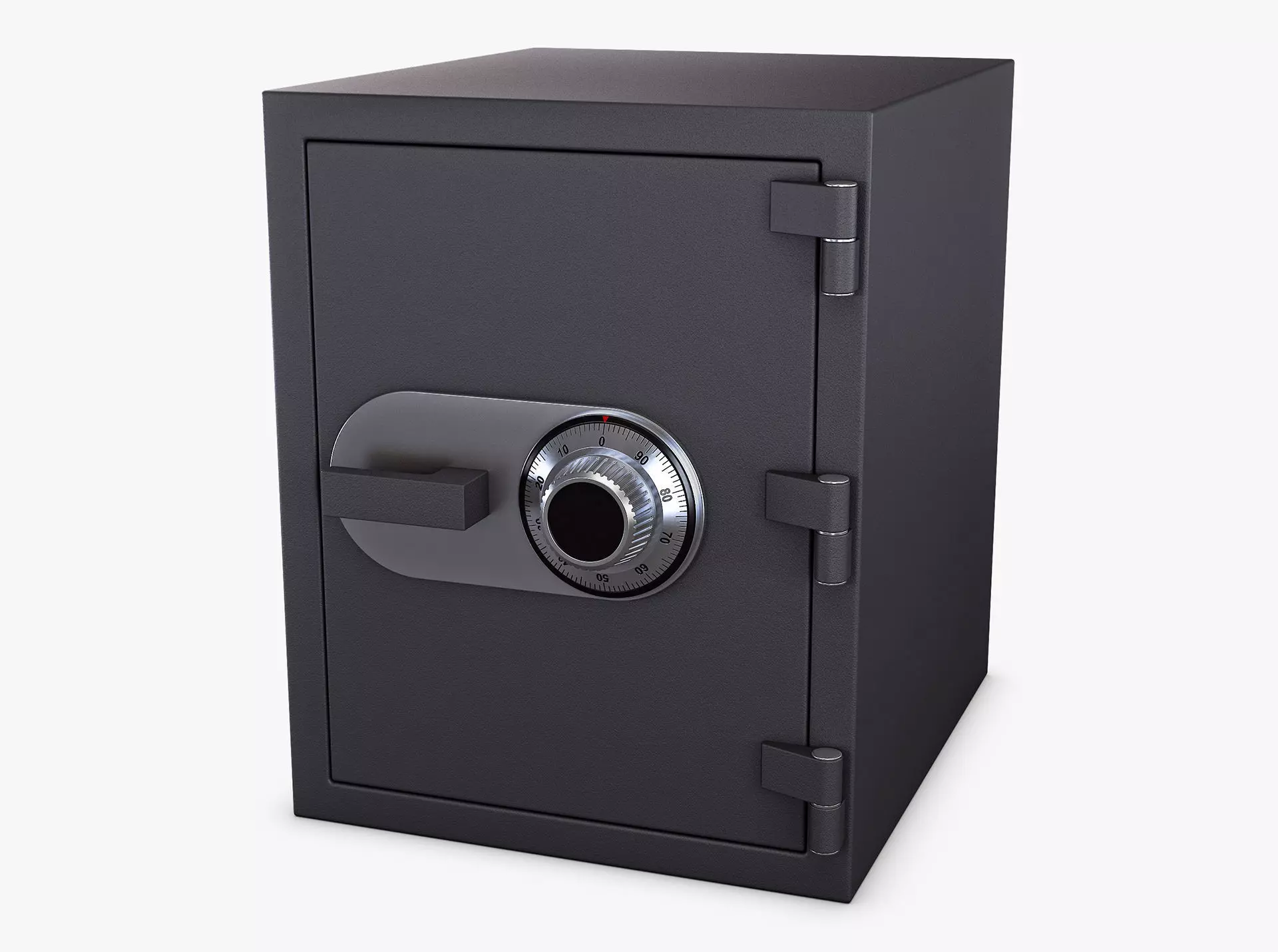 Steel Safe v 1 3D model_0