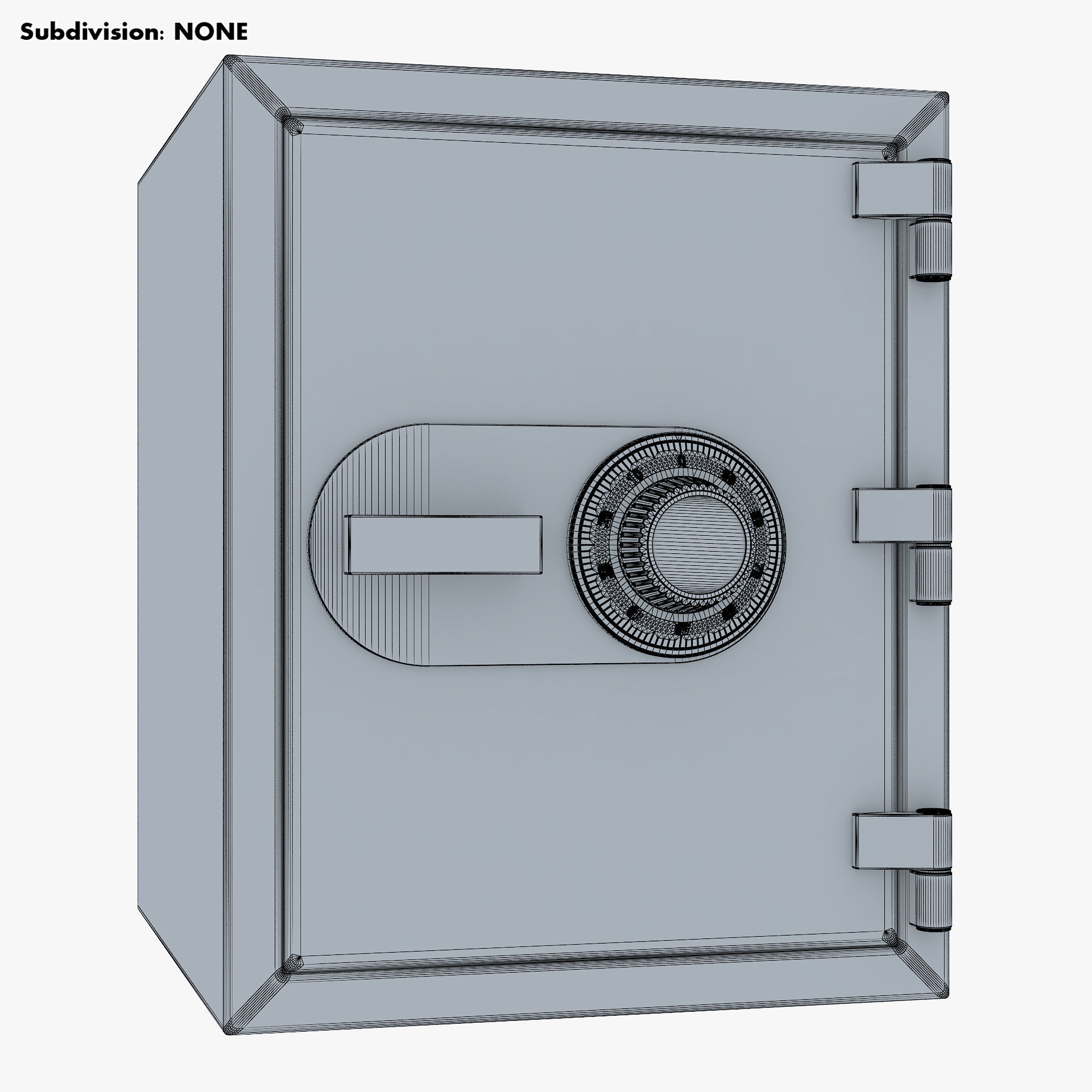 Steel Safe v 1 3D model_11