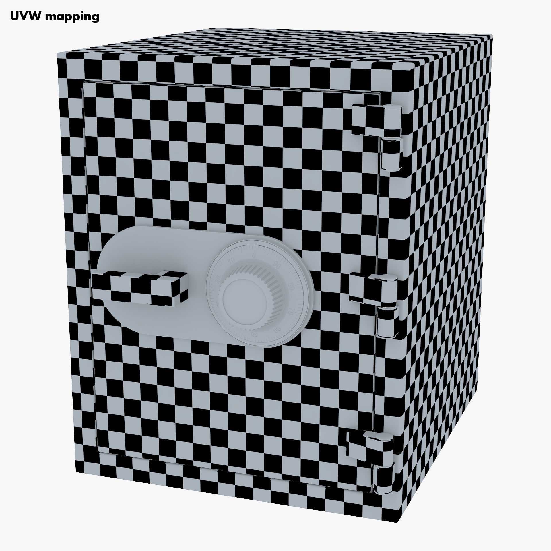 Steel Safe v 1 3D model_18