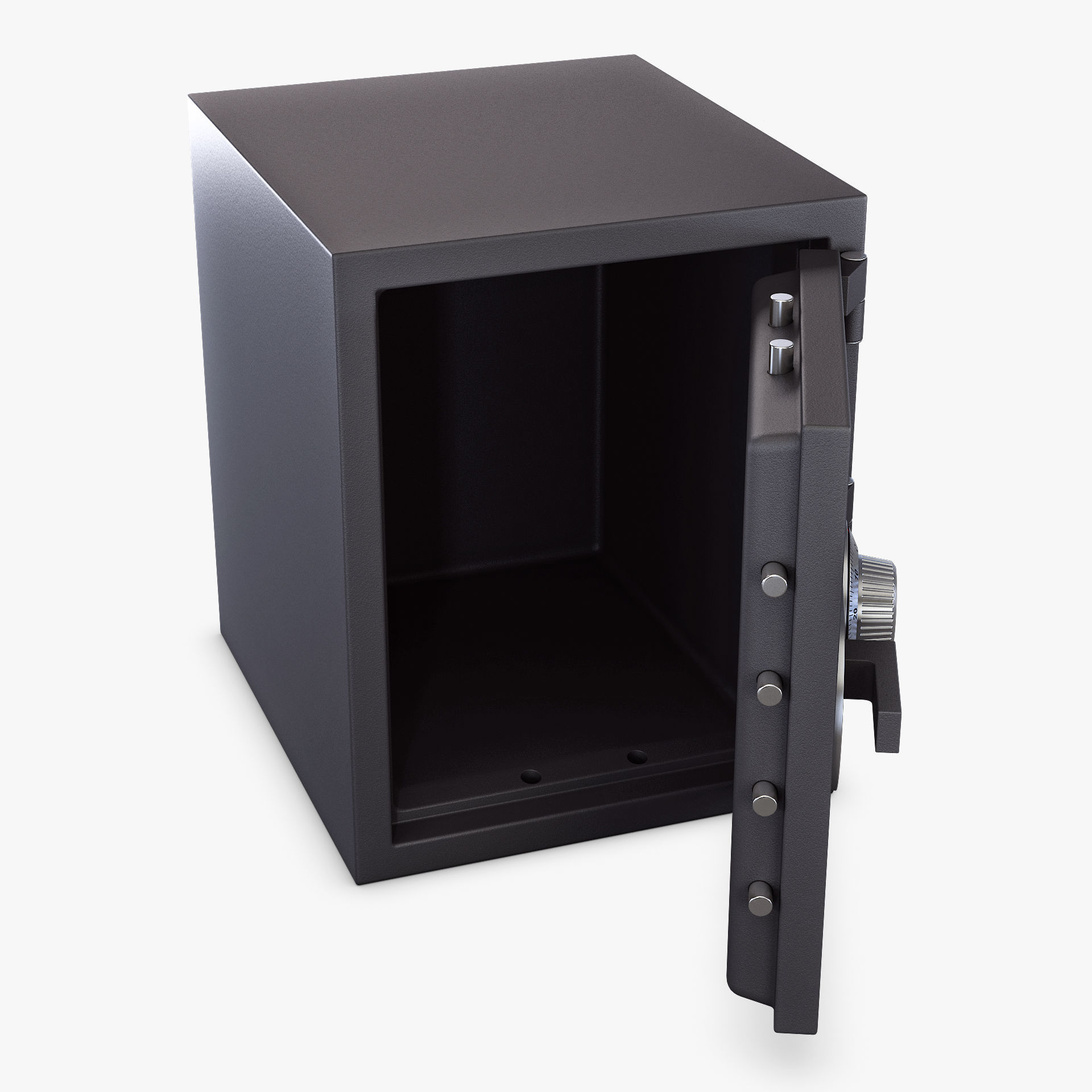 Steel Safe v 1 3D model_6
