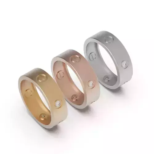 Classic ring diamond