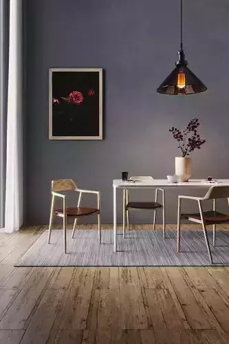 Realistic Interior Living Room with Accessories - Simple White