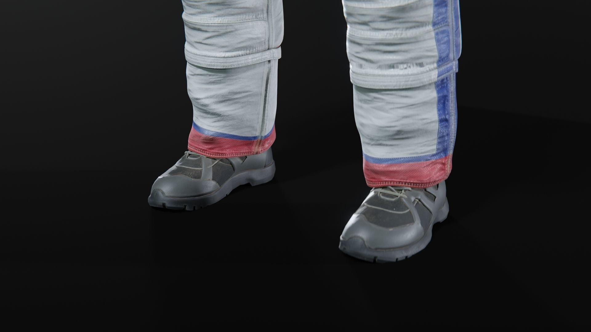 Next Gen XEMU Artemis Spacesuit Color Rigged 3D model_16