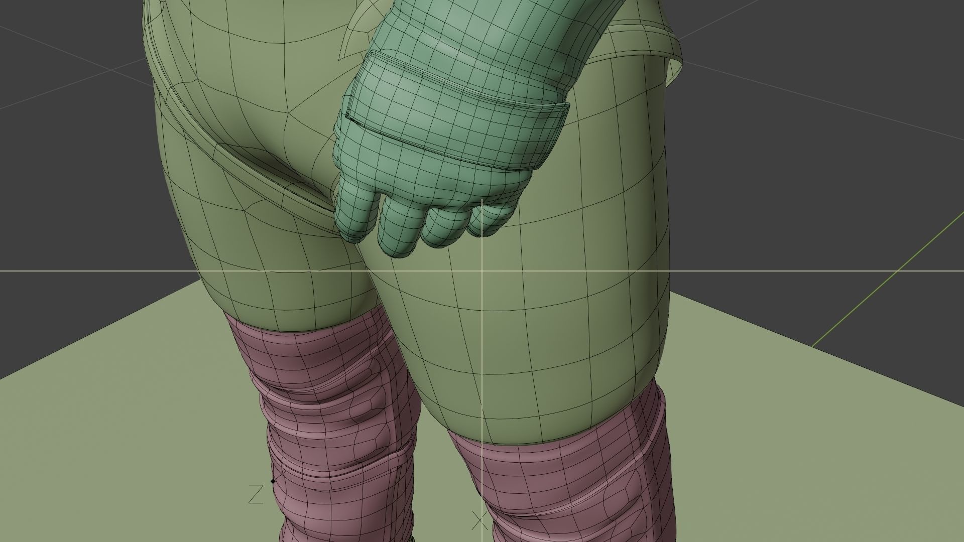 Next Gen XEMU Artemis Spacesuit Color Rigged 3D model_25