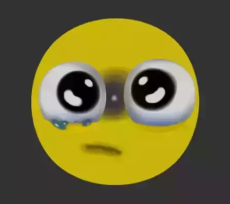 Sad emoji 