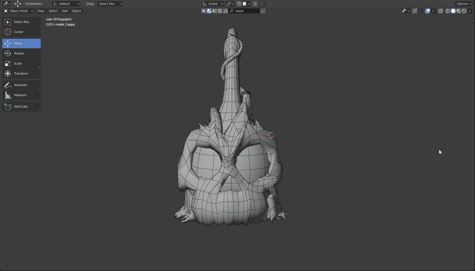 Magic Skull Death Potion Low-poly 3D model_8
