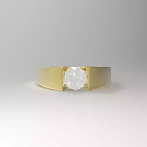 Ring One Stone lms06 3D print model