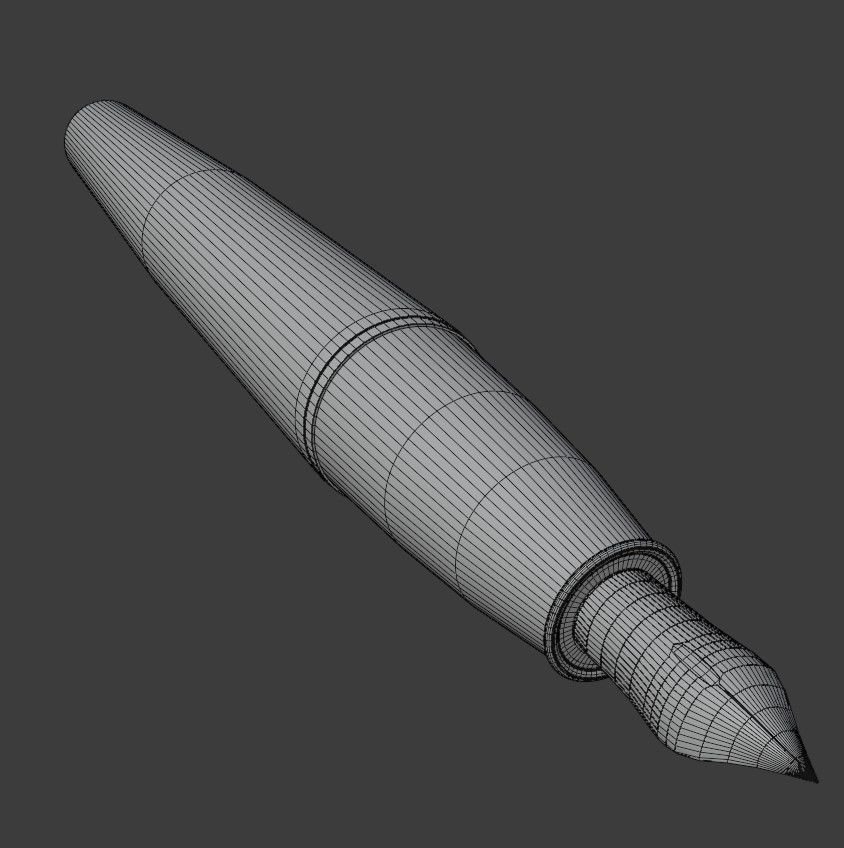Fountain pen 3D model_16