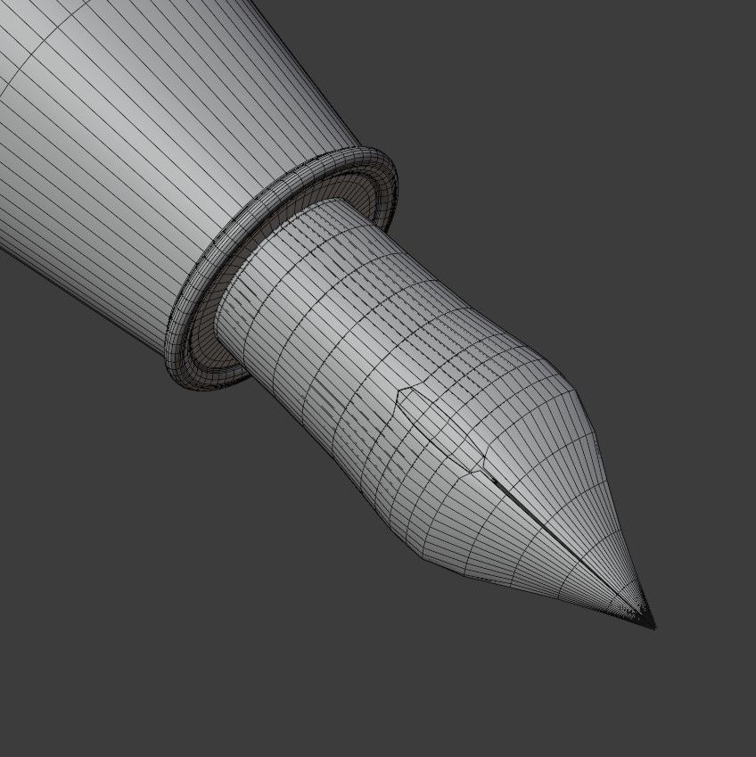Fountain pen 3D model_20