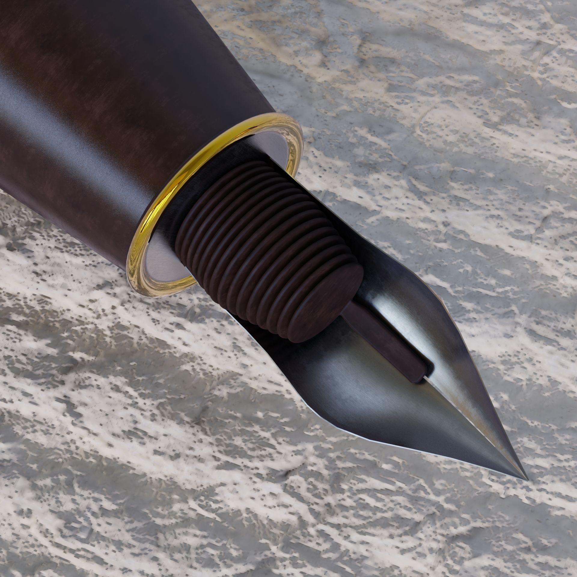 Fountain pen 3D model_10