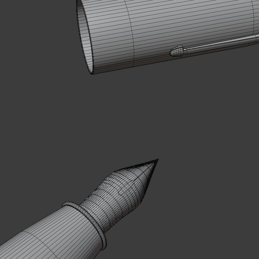 Fountain pen 3D model_18
