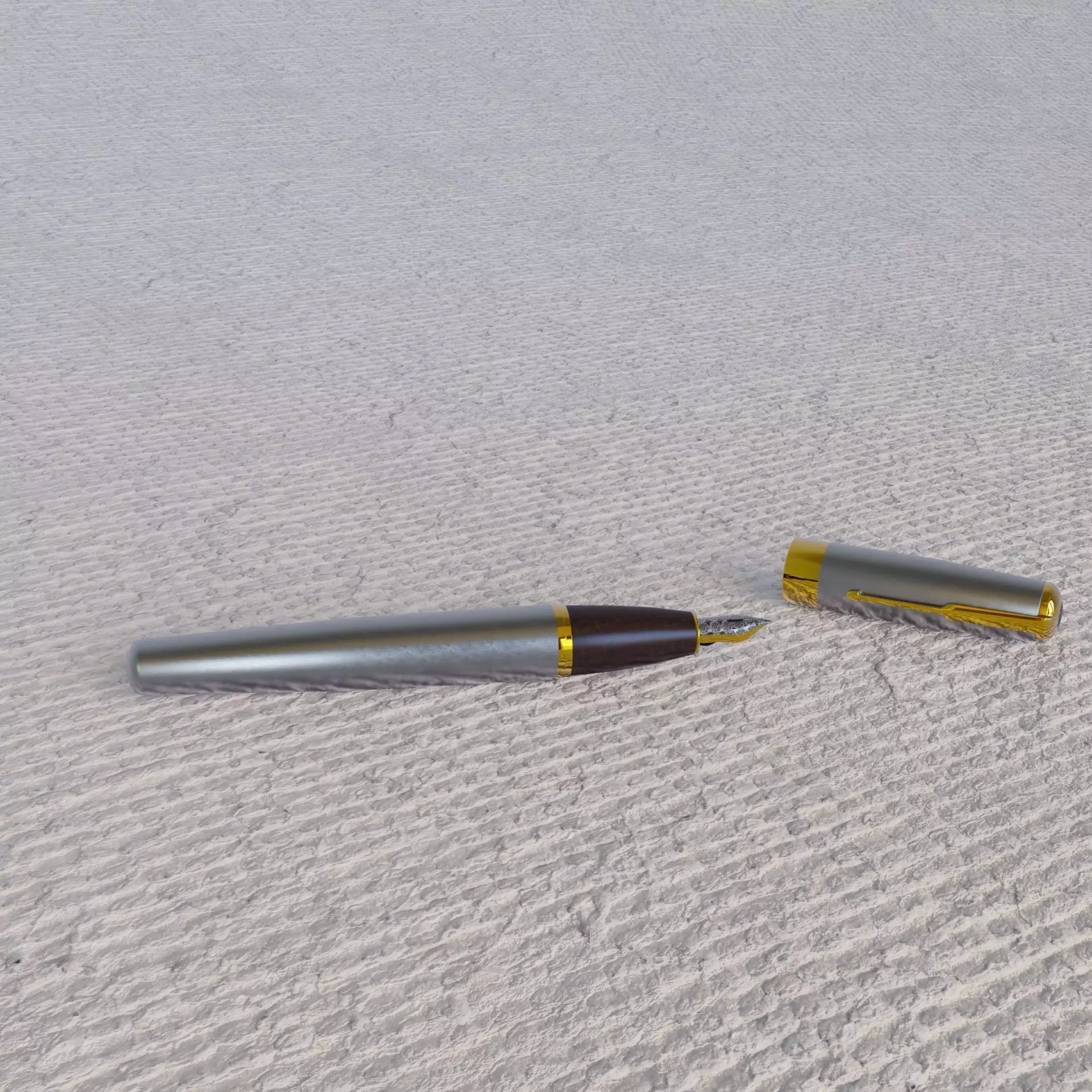 Fountain pen 3D model_0