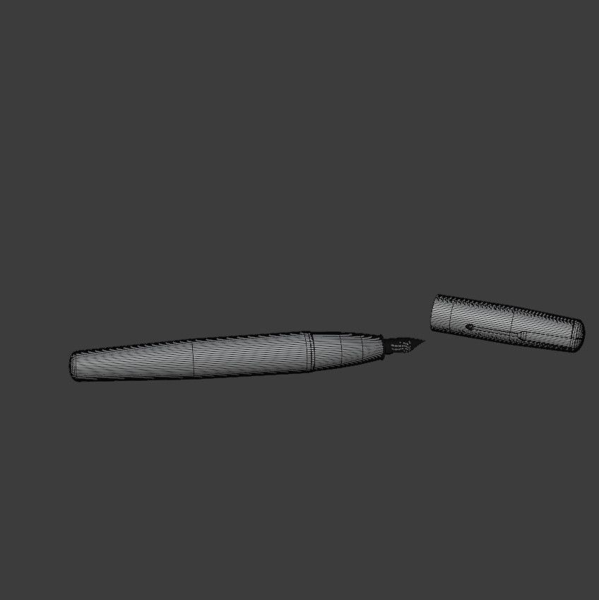 Fountain pen 3D model_11