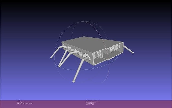 Basic Mechanical Spider Printable Design 3D print model