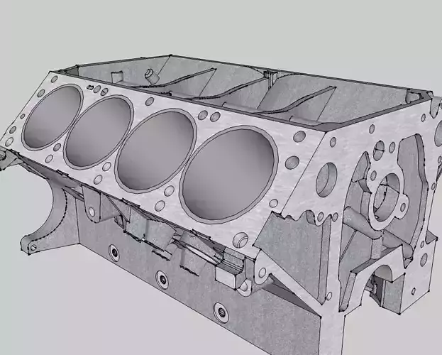 motor V8 main unit 