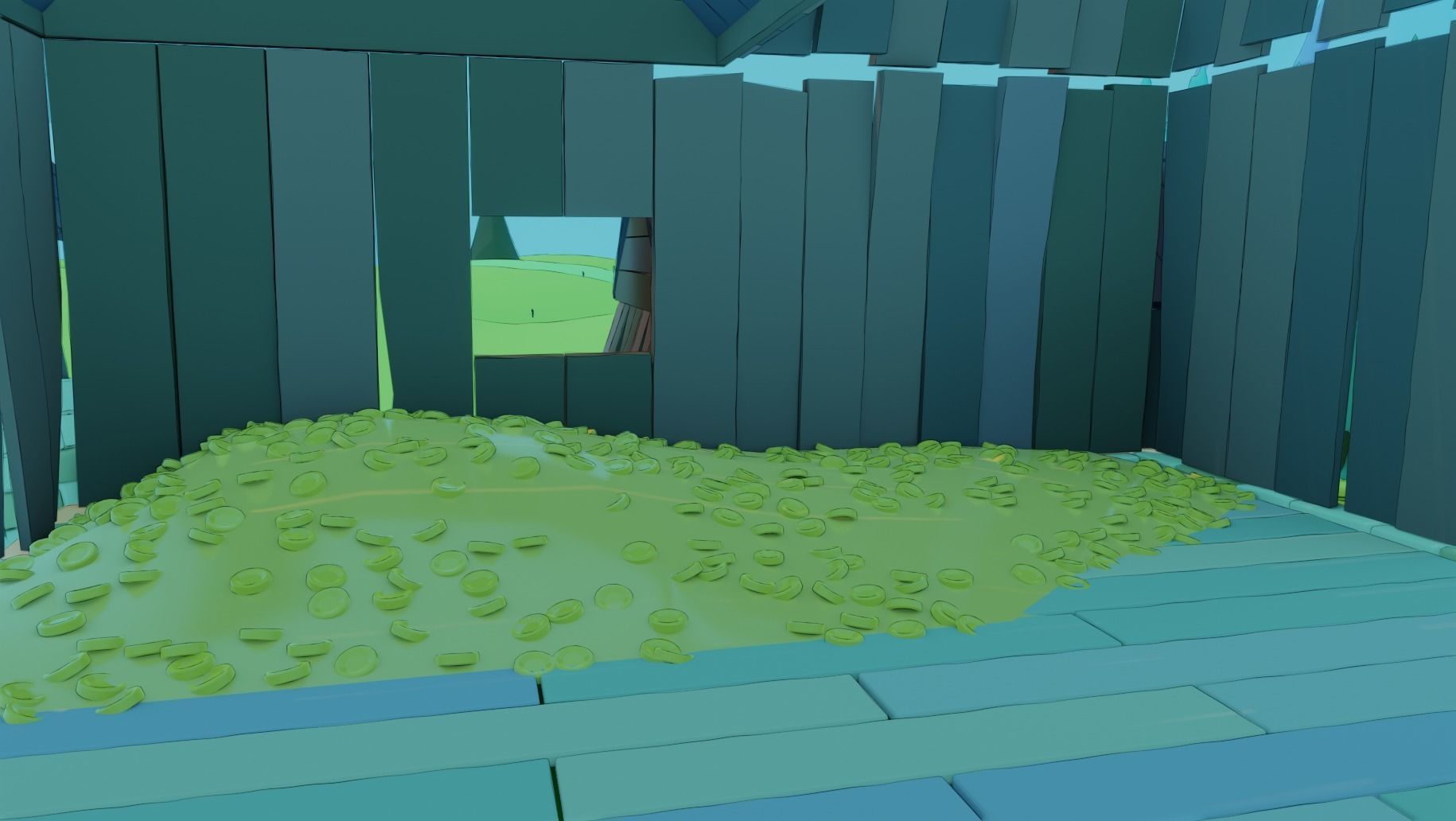 Adventure time Tree house Low-poly 3D model_5