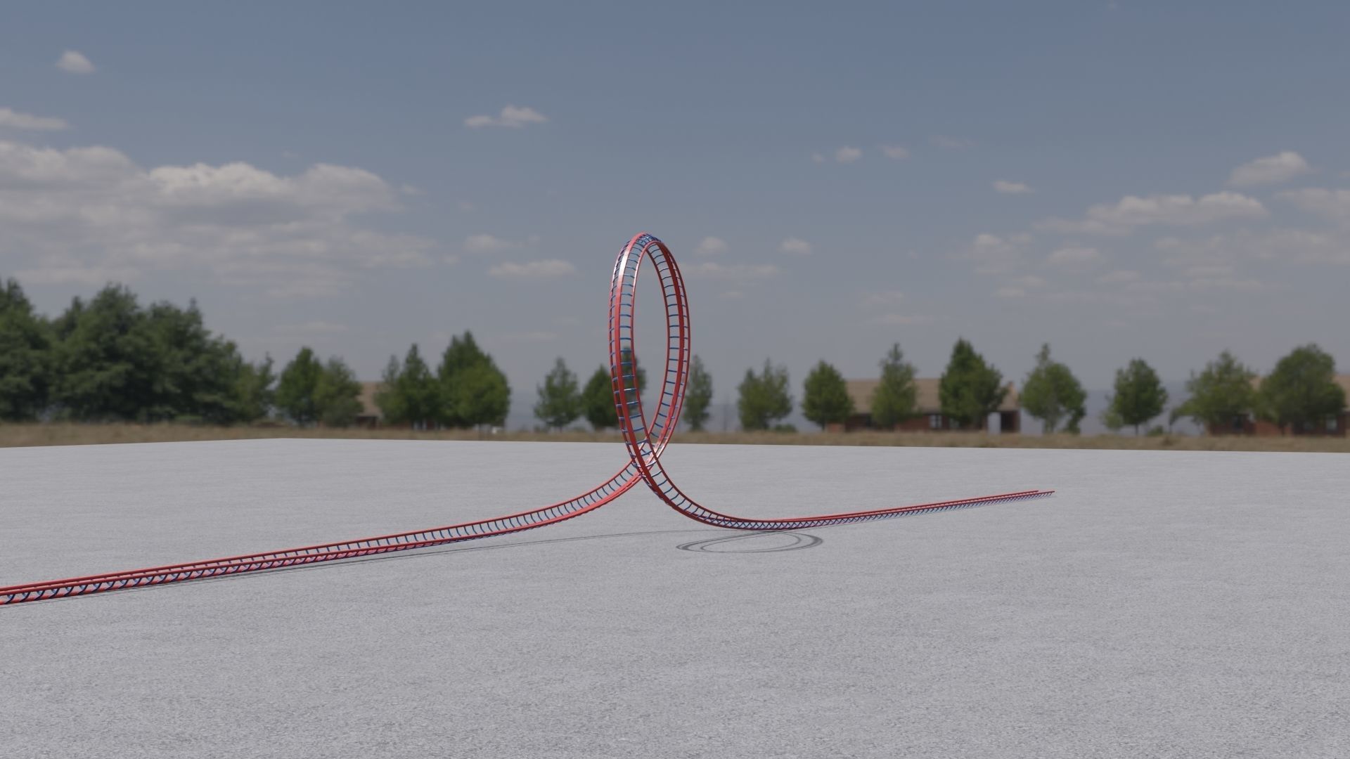 Loop of death 3D model Low-poly 3D model_12