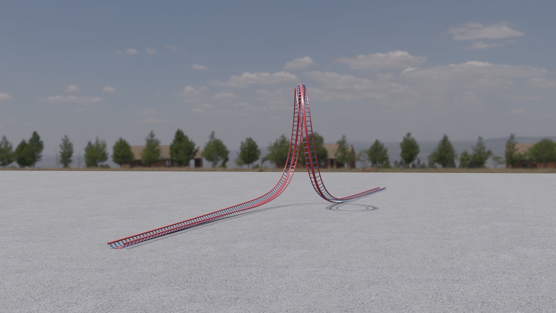 Loop of death 3D model Low-poly 3D model_15