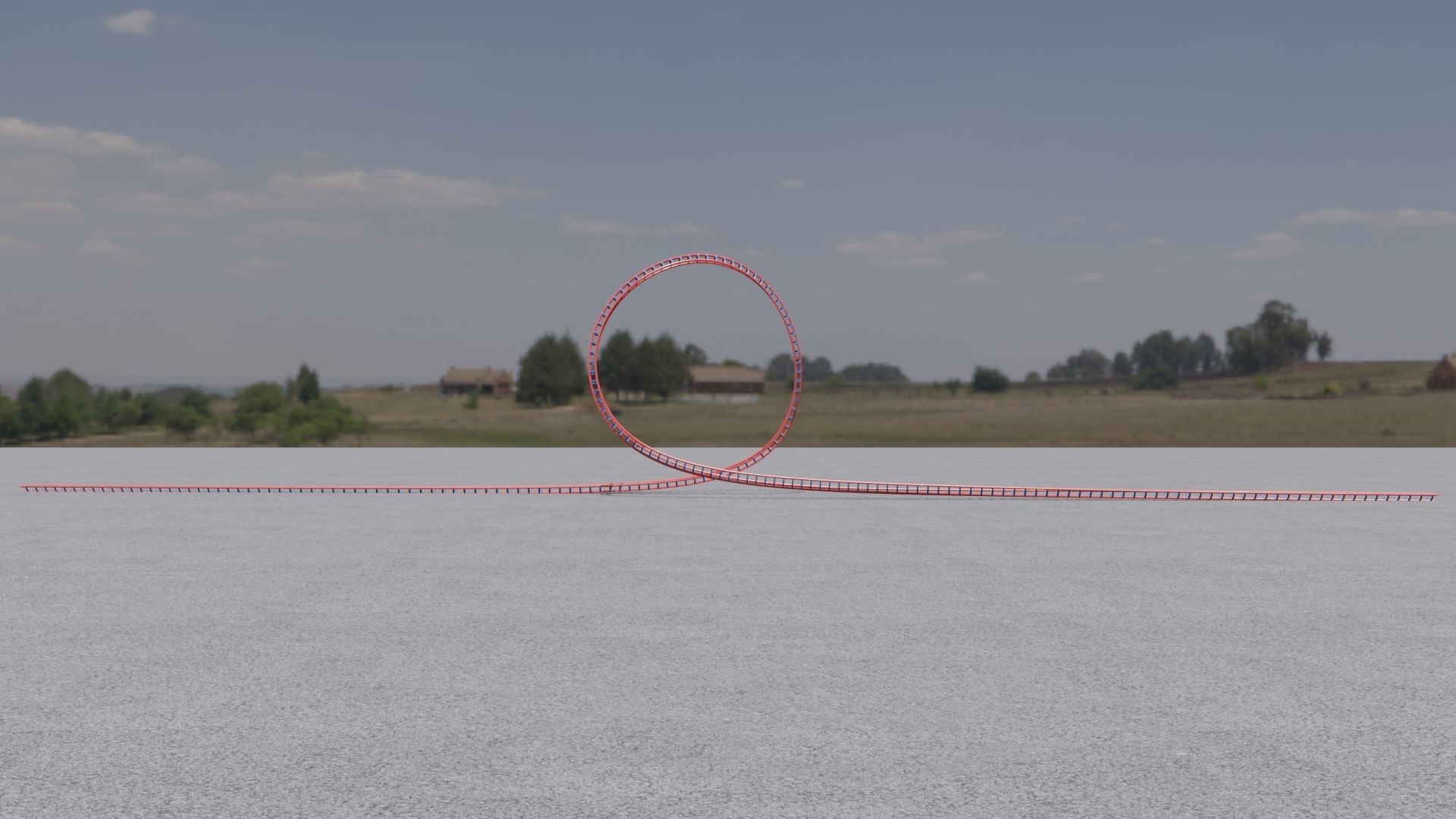 Loop of death 3D model Low-poly 3D model_4