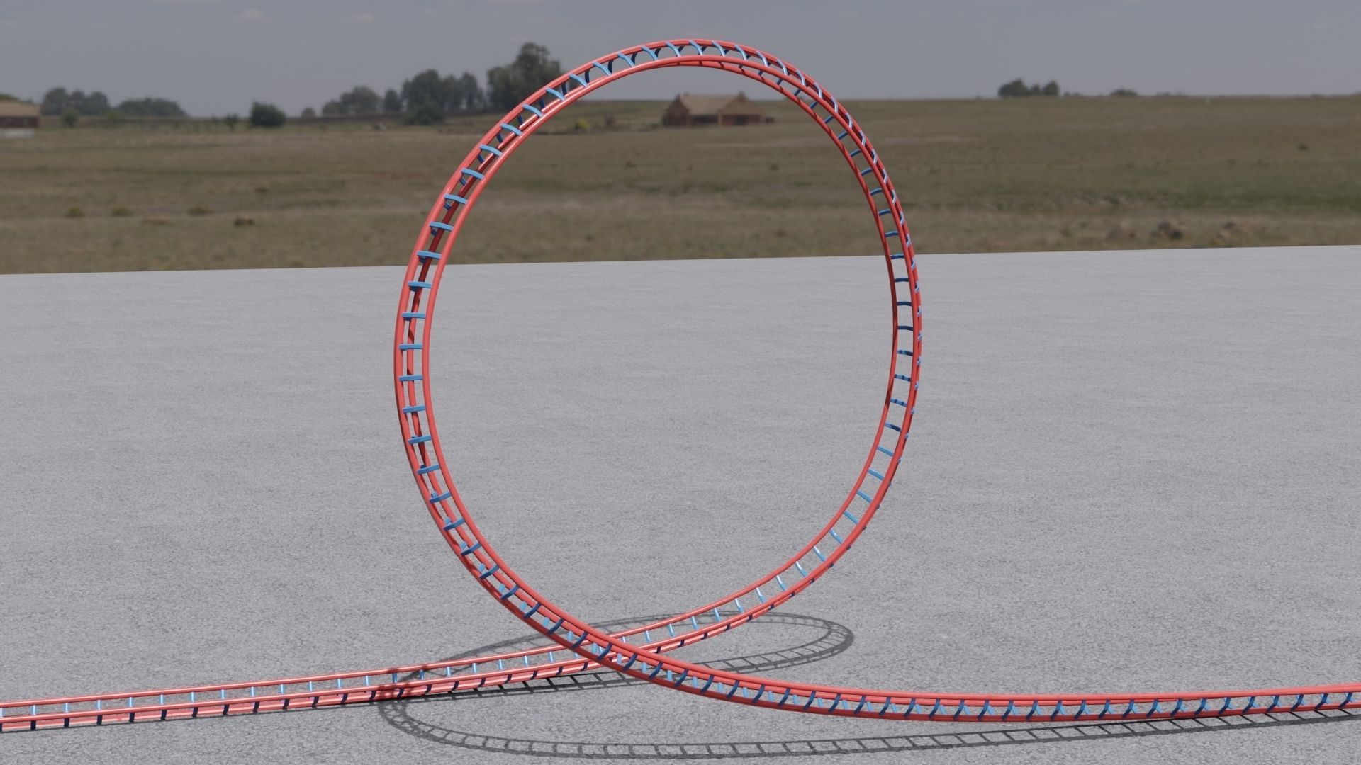 Loop of death 3D model Low-poly 3D model_11