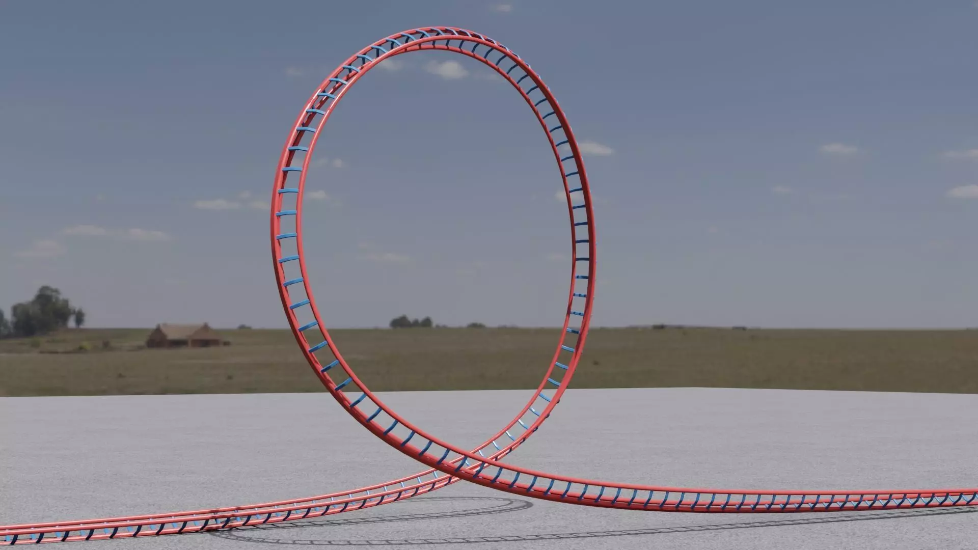 Loop of death 3D model Low-poly 3D model_0