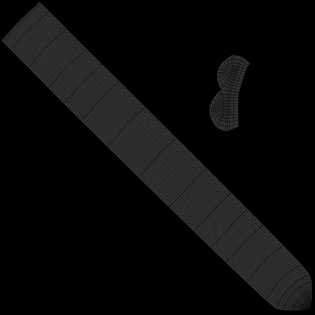 Rusty Nail 3D model_6