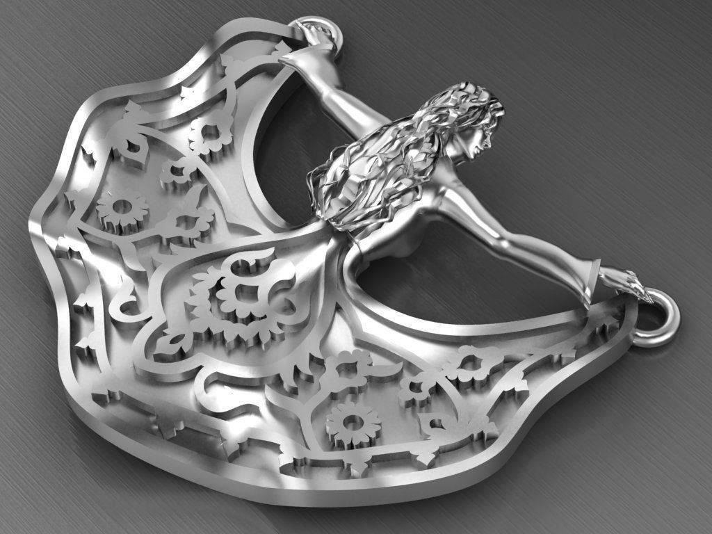 Carpet drawings in jewelry-orginal design 3D print model_8