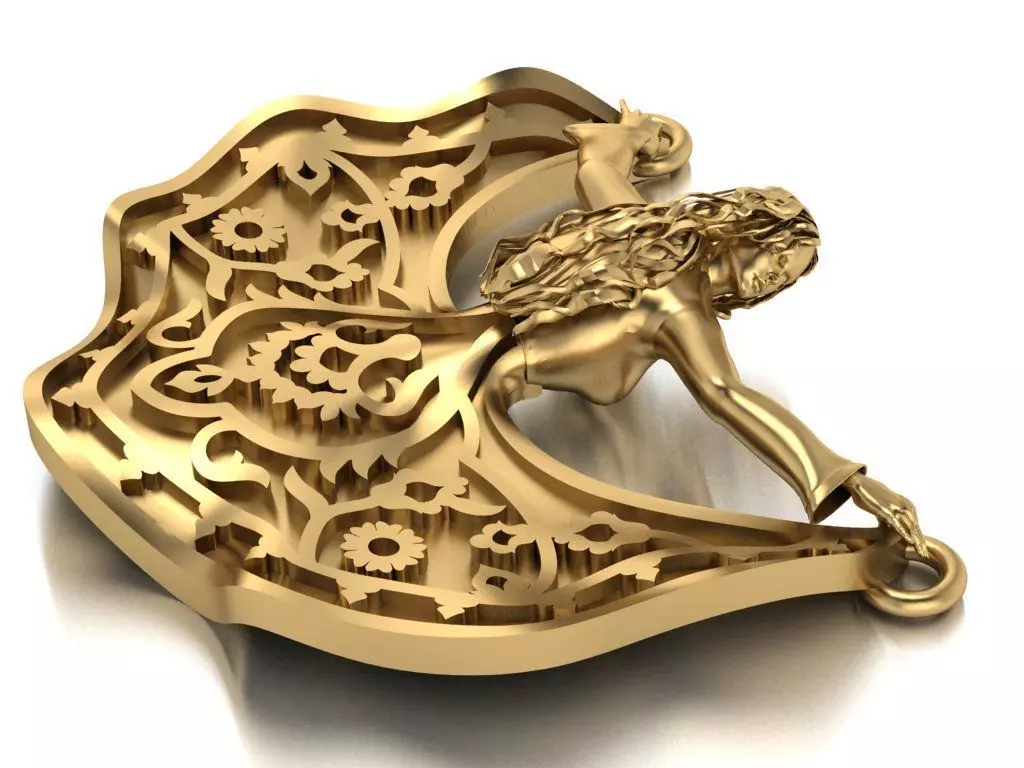 Carpet drawings in jewelry-orginal design 3D print model_0