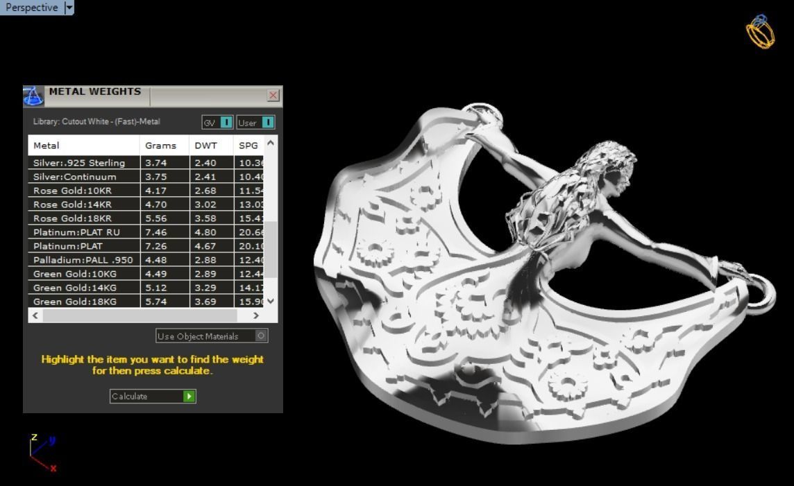 Carpet drawings in jewelry-orginal design 3D print model_21