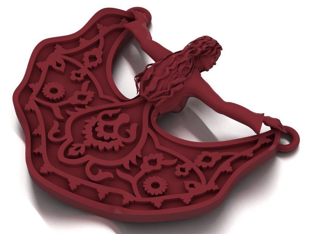 Carpet drawings in jewelry-orginal design 3D print model_9