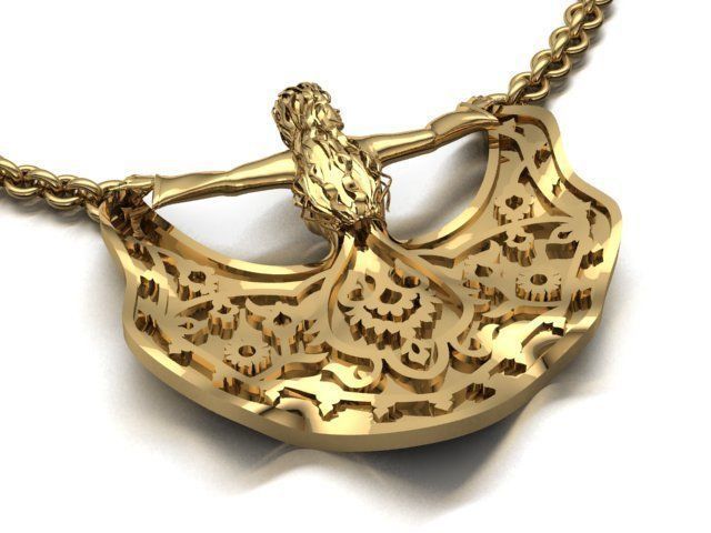 Carpet drawings in jewelry-orginal design 3D print model_16