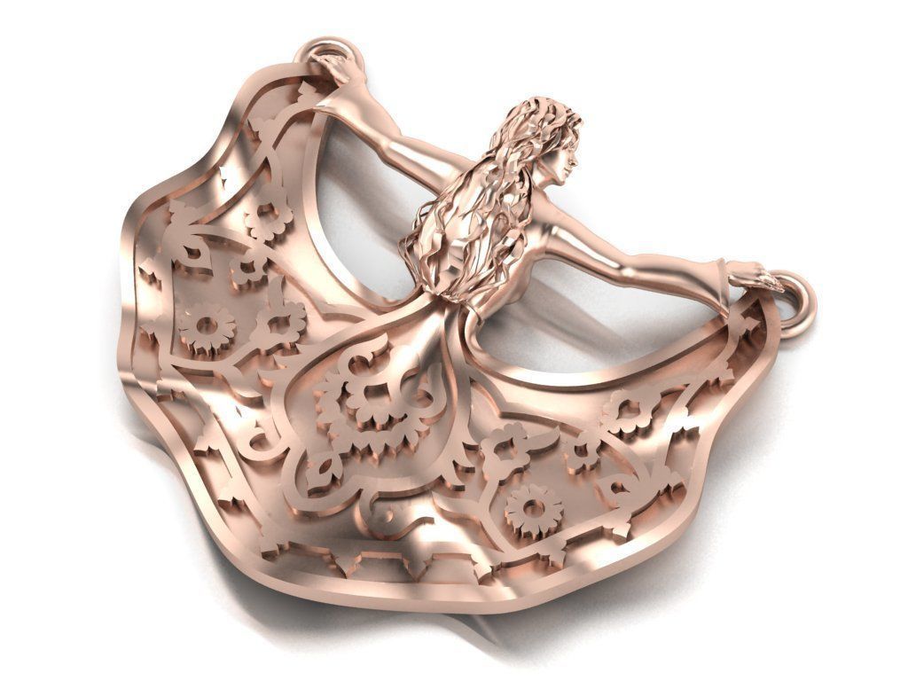 Carpet drawings in jewelry-orginal design 3D print model_4